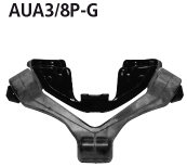Bastuck AUA3/8P-G Audi A3 8P / S3 8P A3 8P Sportback 4 Zyl. Frontantrieb (außer 1.8l + 2.0l Turbo) A
