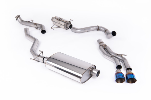 Milltek SSXTY216 Cat-back GT-100 passend für: Toyota Tacoma 2.4L Turbo Hybrid Crew Cab (5ft Bed) & E