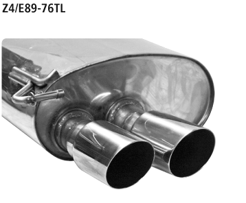 Bastuck Z4/E89-76TL BMW Z4 E89 Z4 E89 6 Zyl. sDrive23i/sDrive30i Endschalldämpfer mit Doppel-Endrohr