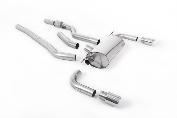 Milltek SSXBM1013 Cat-back Twin 90mm GT90 passend für: BMW 4 Series F32 428i Coupé (Automatic Gearbo