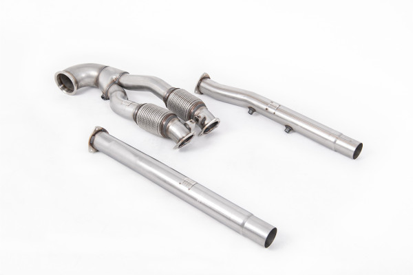 Milltek SSXAU897 Large-bore Downpipe and De-cat - Audi RS3 Sportback 400PS (8V MQB - Facelift Only)