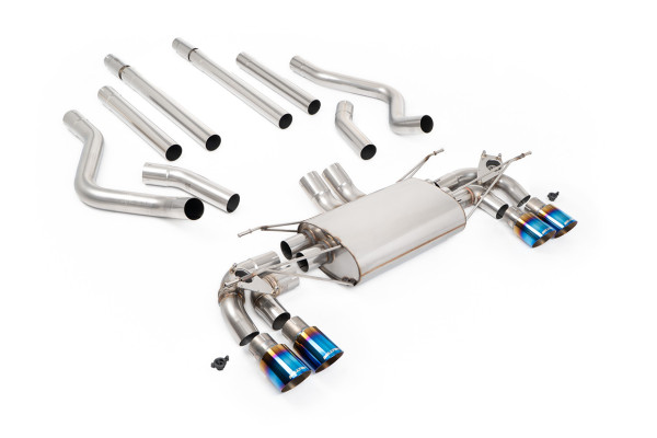 Milltek SSXLR237 Cat-back Quad 90mm GT90 passend für: Land Rover / Range Rover Defender 130 5.0 V8 4