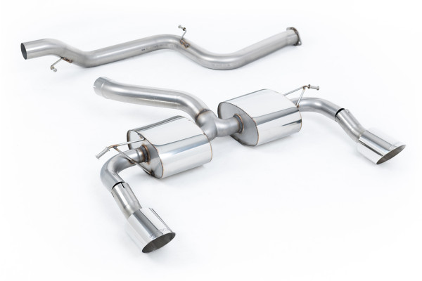 Milltek SSXFD068 Cat-back Dual DTM passend für: Ford Focus MK2 RS 2.5T 305PS (2009 - 2010)