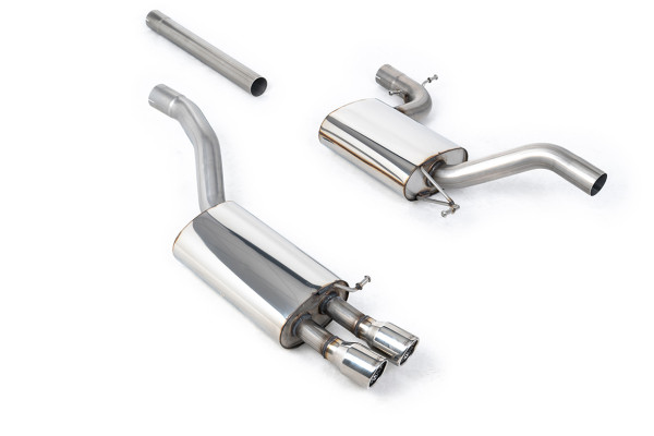 Milltek SSXSK006 Cat-back Twin 76.2mm Jet passend für: Skoda Octavia vRS 2.0 TSI (2010 - 2013)