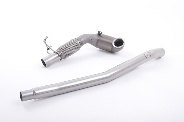 Milltek SSXVW349 Large Bore Downpipe and Hi-Flow Sports Cat - Audi S3 2.0 TFSI quattro 3-Door 8V/8V