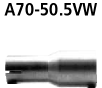 Bastuck A70-50.5VW Opel Insignia A Insignia Kombi 2WD Benziner ESD LH+RH Adapter Endschalldämpfer +