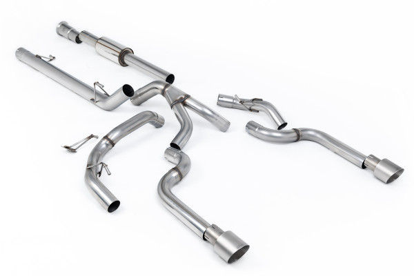 Milltek SSXFD490 Cat-back Dual 100mm GT100 passend für: Ford F150 SuperCrew (5.5ft Bed) 5.0 V8 (2021