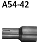 Bastuck A54-42 Volkswagen Polo 6R Polo 6R (ab Bj. 2009) 1,2l Benziner außer Turbo Adapter Komplettan