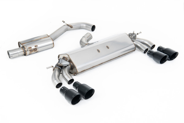 Milltek SSXAU783 Cat-back Quad 100mm GT100B - Audi S3 2.0 TFSI quattro Sportback 8V.2 (GPF Equipped