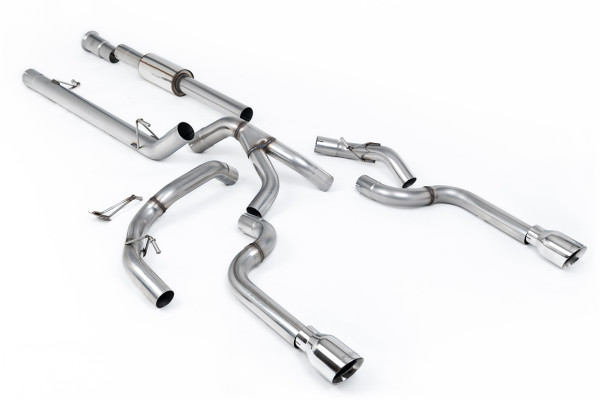 Milltek SSXFD488 Cat-back Dual GT100 passend für: Ford F150 SuperCrew (5.5ft Bed) 5.0 V8 (2021 - 202