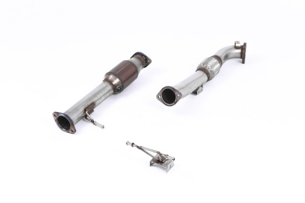 Milltek SSXFD082 Large Bore Downpipe and Hi-Flow Sports Cat - Ford Focus MK2 RS 2.5T 305PS (2009 -