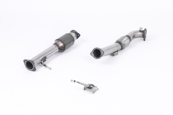 Milltek SSXFD164 Large Bore Downpipe and Hi-Flow Sports Cat passend für: Ford Focus Mk2 ST 225 (200