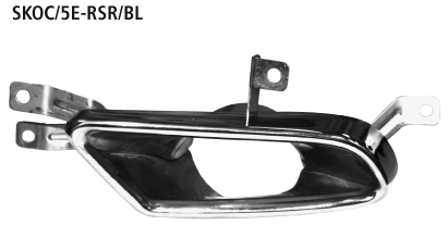 Bastuck SKOC/5E-RSR/BL Skoda Octavia III Octavia III 5E RS TDI Auspuffblende RH (ist bei Montage der