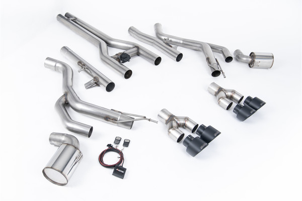 Milltek SSXDOD102 Front Pipe-back Quad 100mm GT100B passend für: Dodge / RAM Challenger SRT Hellcat