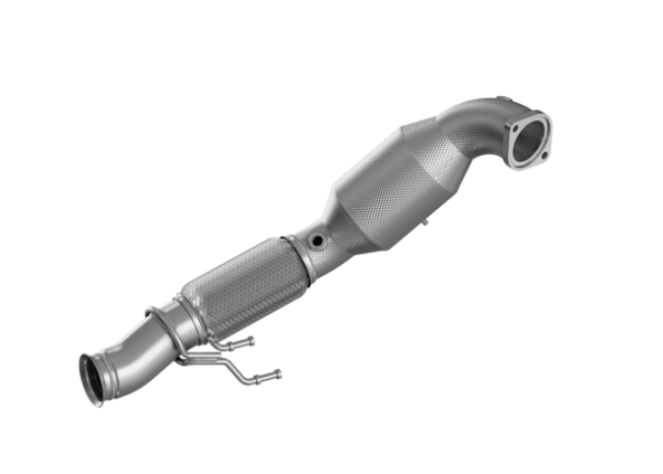 90815040 HJS ECE Downpipe Ford Focus RS MK III (2.5 - Euro 6)