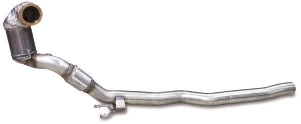 90811100 HJS ECE Downpipe Audi TT / TTS III - 8J 8S 2.0 - Euro 6