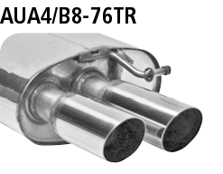 Bastuck AUA4/B8-76TR Audi A4 B8 / A5 B8 A4/A5 B8 (ab B. 2008) 6 Zyl. Diesel außer A5 B8 Sportback En