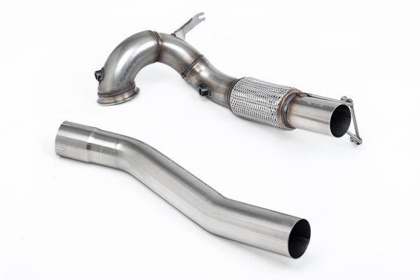 Milltek SSXVW763 Large-bore Downpipe and De-cat passend für: Volkswagen Golf Mk8 GTi (245ps Non-GPF