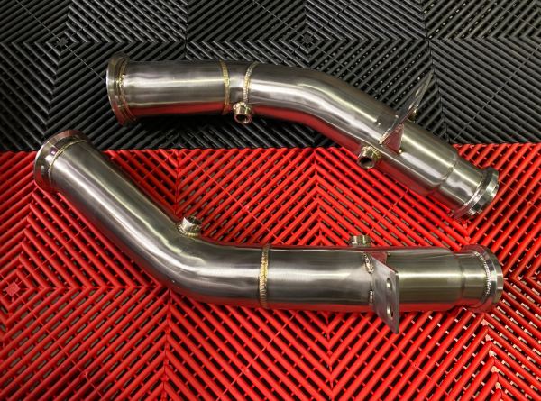 EXH Downpipes V1 Mercedes AMG C43 E43 E400 W205 M276 2016- Catless