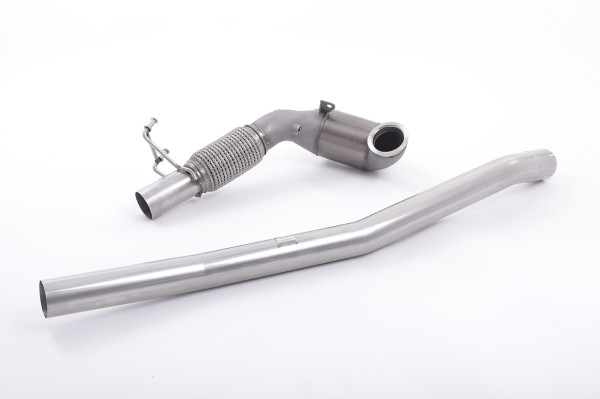 Milltek SSXVW387 Cast Downpipe with Race Cat - Volkswagen Golf MK7 R 2.0 TSI 300PS (ECE Approved &