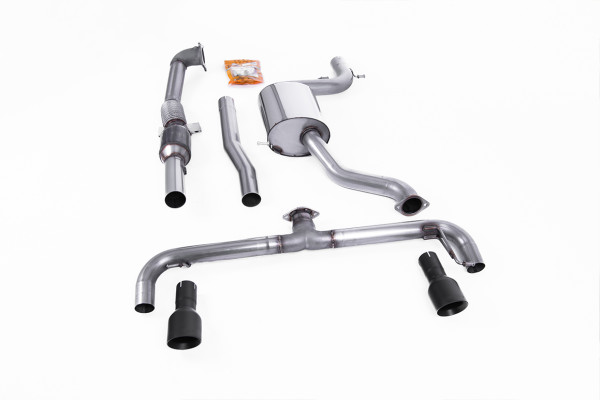 Milltek SSXVW186 Turbo-back including Hi-Flow Sports Cat Dual 100mm GT100B passend für: Volkswagen S