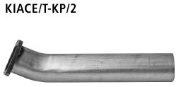 Bastuck KIACE/T-KP/2 Hyundai i30 i30 GDH 1.6l Turbo Ersatzrohr für Nachkatalysator (Dieser Artikel i