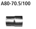 Bastuck A80-60.5/100 BMW 1er F20/F21 (inkl. M135i / M140i) 1er F20/F21 2.0l Turbo Adapter Komplettan