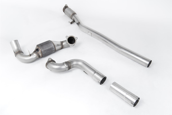 Milltek SSXMZ151 Large Bore Downpipe and Hi-Flow Sports Cat passend für: Mercedes A-Class A35 AMG 2