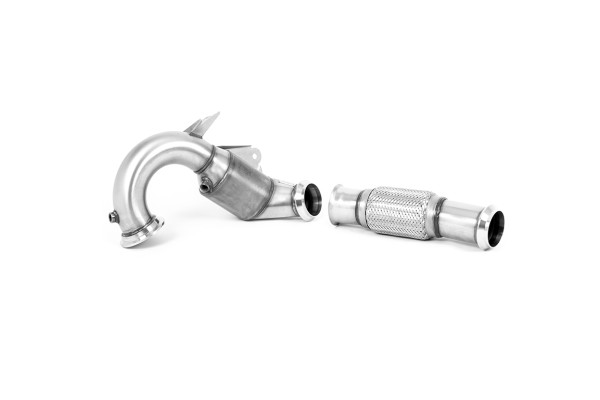 Milltek SSXMZ154 Large Bore Downpipe and Hi-Flow Sports Cat - Mercedes CLA-Class CLA45 & 45S AMG 2.