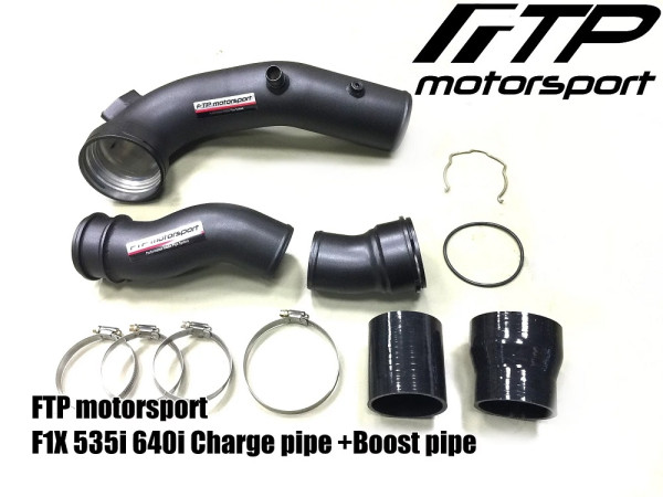 SG-71342f FTP BMW F10 535i(X) X5 X6 35iX N55 Charge + Boost Pipe Set