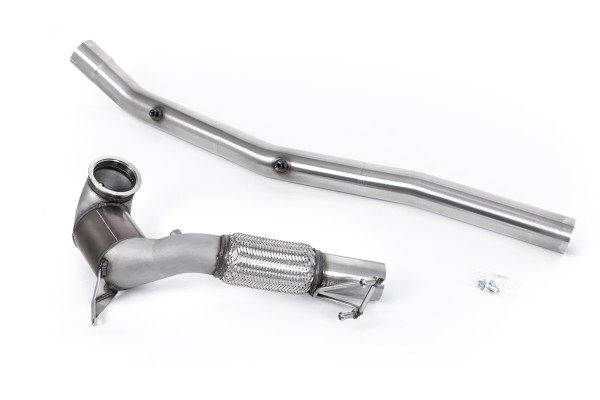 Milltek SSXVW672 Large Bore Downpipe and Hi-Flow Sports Cat passend für: Audi S3 2.0TFSI Quattro Sa