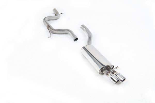 Milltek SSXVW161 Cat-back Twin 76.2mm Jet passend für: Volkswagen Jetta Mk5 GLI 2.0T FSI (2006 - 201
