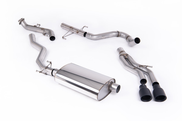 Milltek SSXTY218 Cat-back Dual GT100 passend für: Toyota Tacoma 2.4L Turbo Hybrid Crew Cab (5ft Bed)