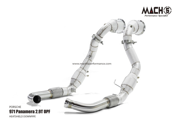 Mach5 Downpipe Porsche 971 Panamera 2.9T EA839 Catless OPF