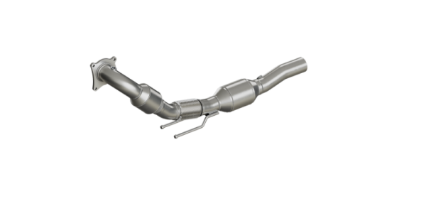 90951105 HJS ECE Downpipe A3 II / Seat Leon Cupra II / Octavia RS II / VW Golf V-VI GTI 1.8 / 2.0 -