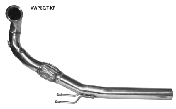 Bastuck VWP6C/T-KP Volkswagen Polo 6C Polo 6C GTI Ersatzrohr für Katalysator (Dieser Artikel ist nic