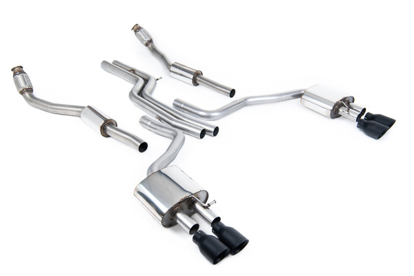 Milltek SSXAU737 Cat-back Quad 100mm GT100 passend für: Audi S6 4.0 TFSI C7 quattro (2012 - 2018)