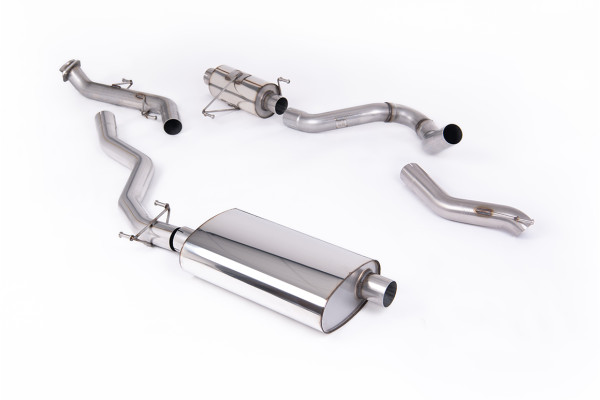 Milltek SSXTY211 Cat-back passend für: Toyota Tacoma 2.4L Turbo Hybrid Crew Cab (5ft Bed) & Extende