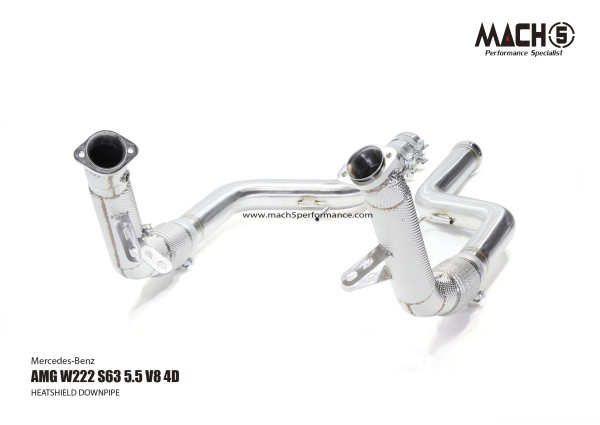 Mach5 Downpipes Mercedes AMG W222 S63 5.5 V8 4D Catless