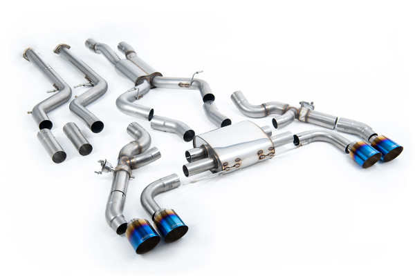 Milltek SSXBM1258 Downpipe-back 115 GT passend für: BMW X4 X4M / X4M Comp (G02) 3.0 (with OPF/GPF S5