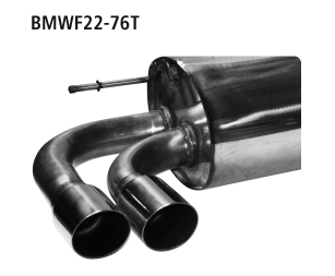 Bastuck BMWF22-76T BMW 2er F22 Coupé / 2er F23 Cabrio 2er F22 / F23 2.0l Turbo Facelift LCI ab 07/2