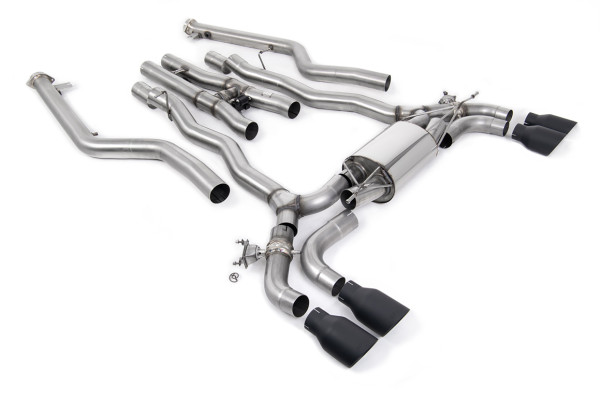 Milltek SSXBM1228 Cat-back Quad 100mm GT100 passend für: BMW 5 Series M5 & M5 Competition 4.4l Twin