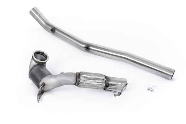 Milltek SSXVW674 Large Bore Downpipe and Hi-Flow Sports Cat passend für: Volkswagen Golf Mk8 R 2.0