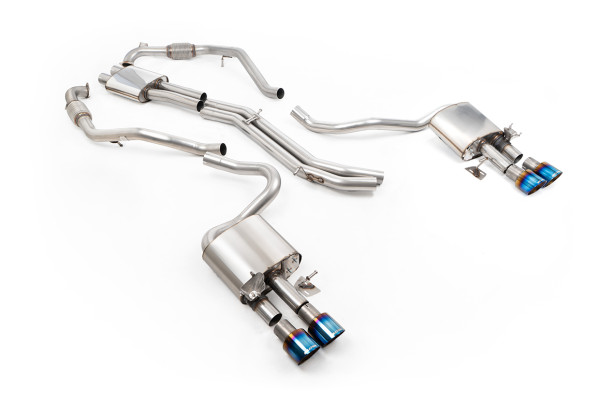 Milltek SSXAU1166 Cat-back Quad 100mm GT100 passend für: Audi S5 3.0 V6 Turbo Sportback B9 (NON GPF