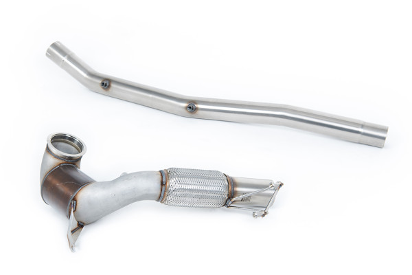 Milltek SSXVW709 Large Bore Downpipe and Hi-Flow Sports Cat passend für: Volkswagen Tiguan R 320ps