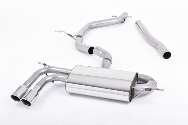 Milltek SSXAU330 Cat-back Twin 80mm GT80 passend für: Seat Leon FR 2.0 TDi 170PS DPF (2005 - 2013)
