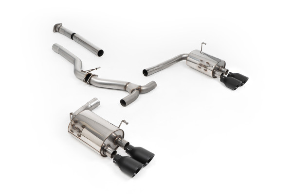 Milltek SSXSB156 Cat-back Quad 100mm GT100 passend für: Subaru Impreza WRX (VB) 2.4T Boxer (USDM Onl